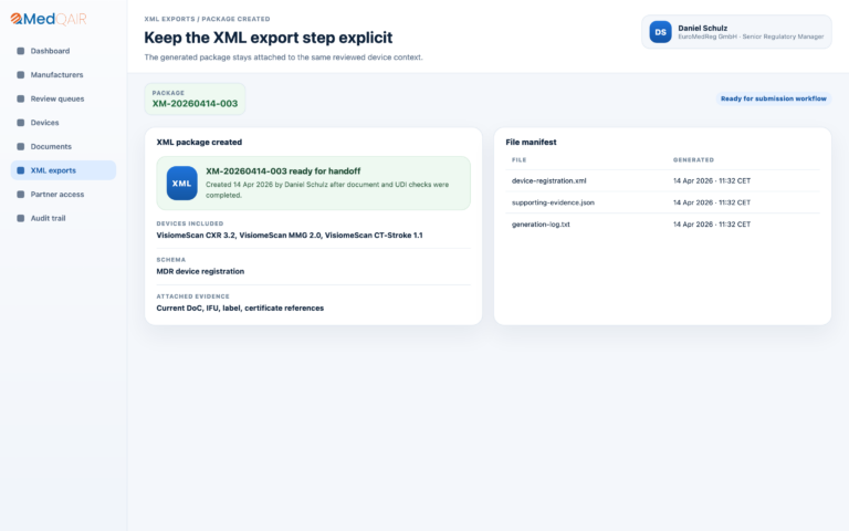 eudamed export confirm