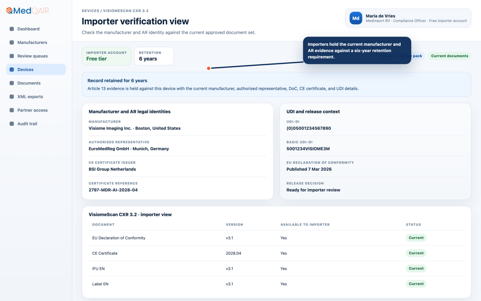 role importer