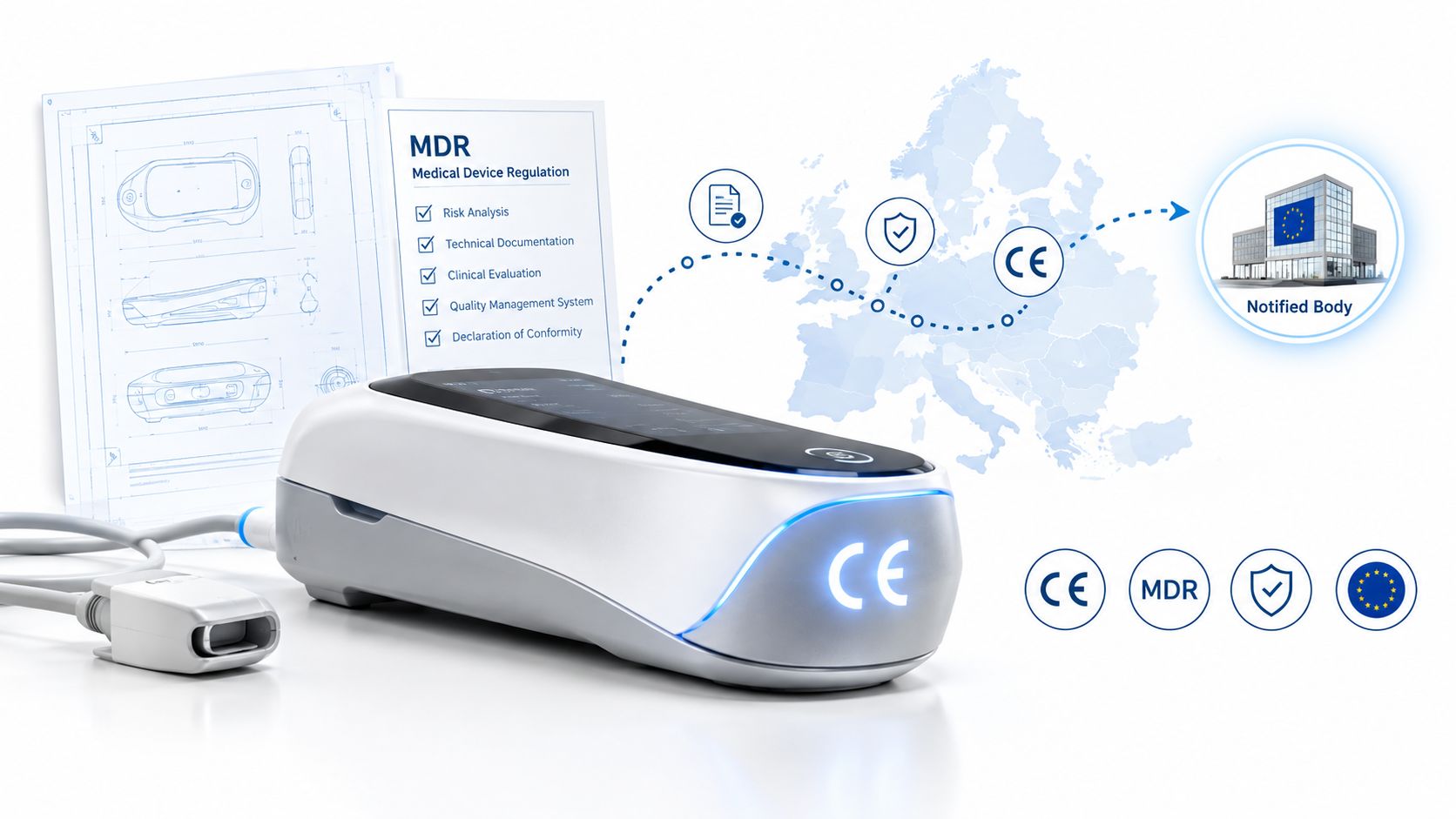 CE Mark for a Medical Device: The MDR Route Step by Step