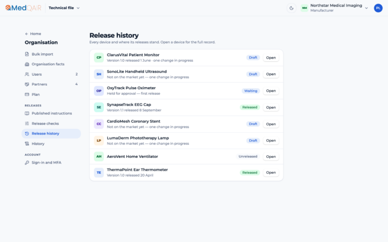 mdis-release-history