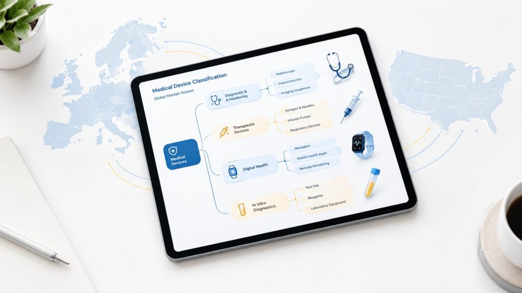 Classification of medical devices in the EU and US