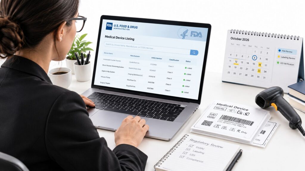 Device Listing FDA: Rules and FURLS Workflow
