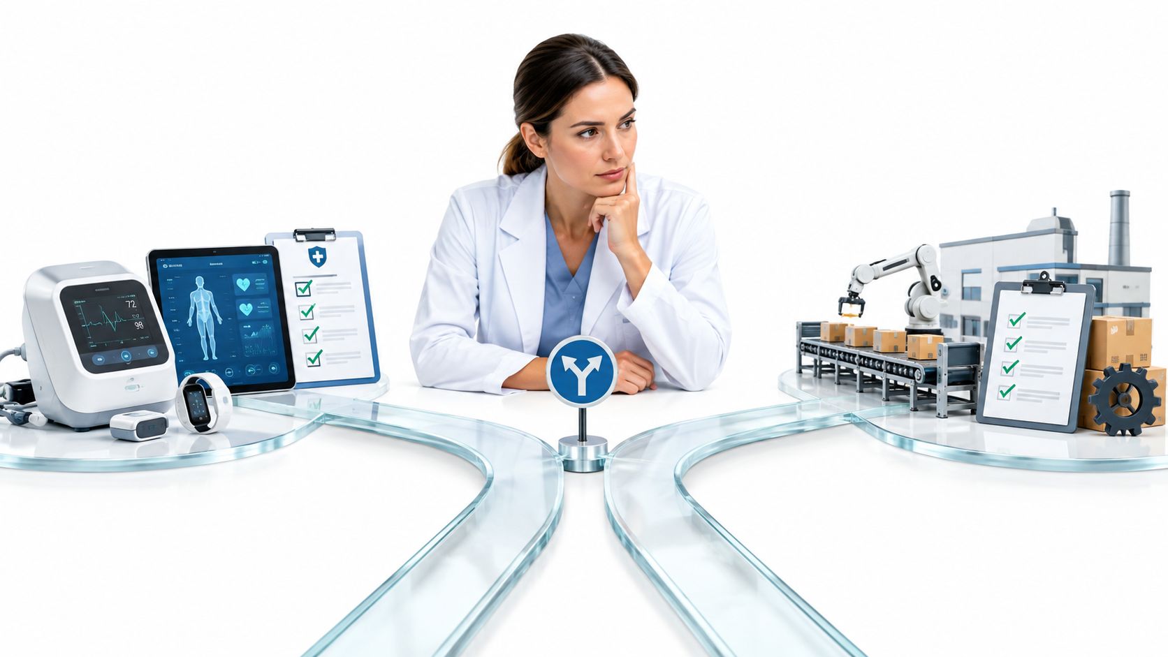 ISO 13485 vs ISO 9001 quality management system standards compared for medical device manufacturers